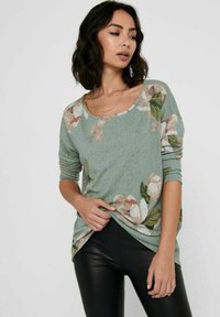 ONLY ONLELCOS AOP JRS NOOS - Long sleeved top - jadeite