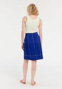 INES DE LA FRESSANGE RACHEL  - Jupe trapèze - p blue