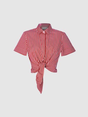 ANDIATA ARIADNE - Blouse - red gingham