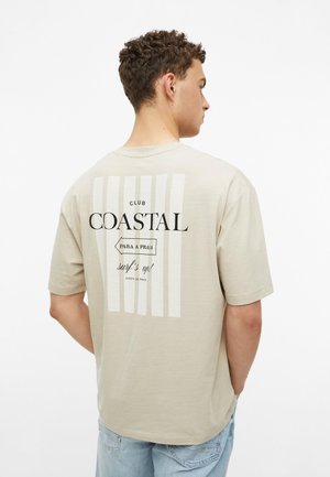 s.Oliver, T-SHIRT - T-shirt print - beige