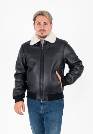 Giacca in similpelle - nero