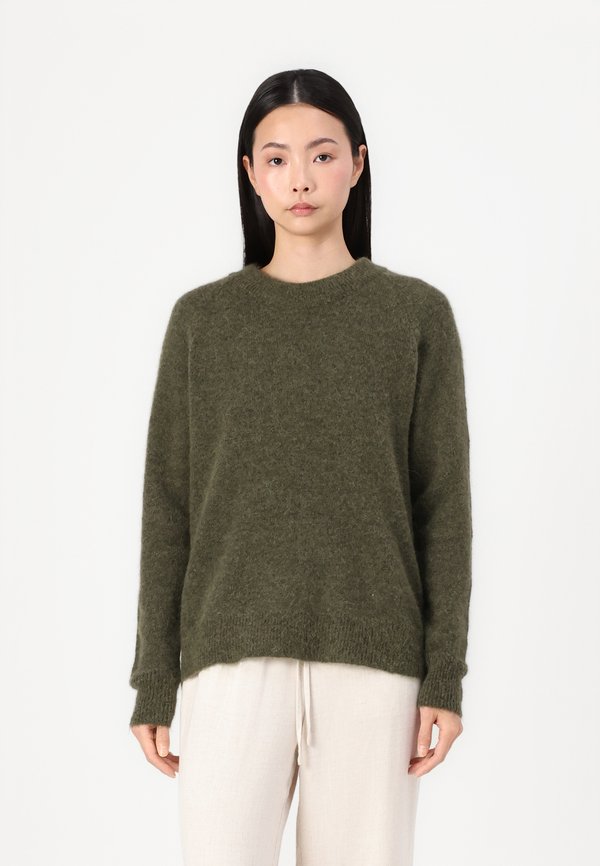 SLFLULU LS O-NECK B NOOS - Jumper - kalamata melange