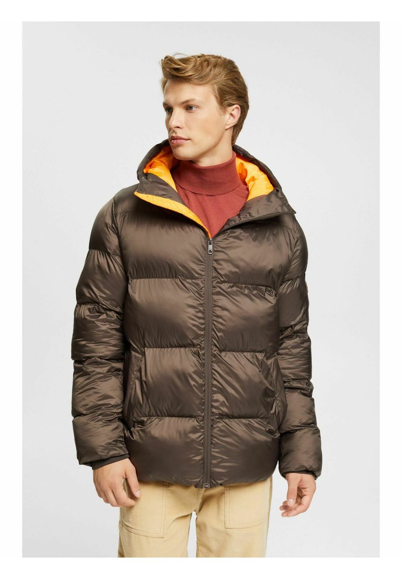 Esprit RCS LL PUFFER Winter jacket dark brown Zalando.ie