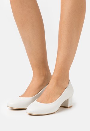 LEATHER COMFORT - Decolleté - white