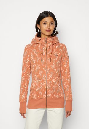 NESKA PRINT ZIP - Sweatjakke - coral