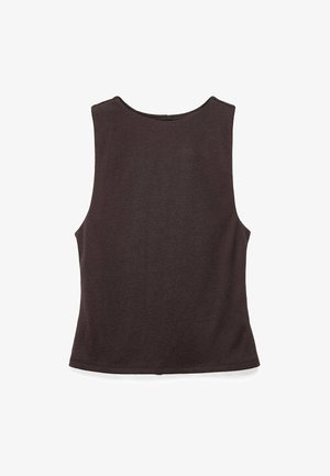 NA-KD, TWIST BACK TOP - Top - brown
