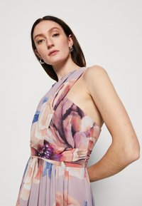 HAILYS Abito Donna Multicolor Fiori Scollo a V Estivo (IT 40, EU 36