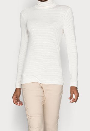 Langærmet T-shirt - off-white