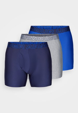 Under Armour PERFORMANCE 3 PACK - Úzke boxerky - midnight navy