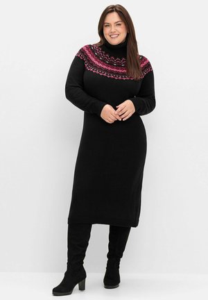 Sheego, Jumper dress - schwarz
