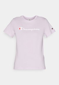 ICONS CREWNECK CONTRAST LOGO - Tričko s potlačou - lilac