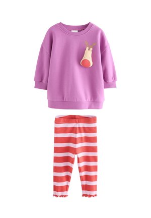 Next SET - Felpa - purple squeaky reindeer christmas