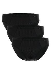 AMMANN 3ER PACK - TON-IN-TON STREIFEN - Slip - schwarz