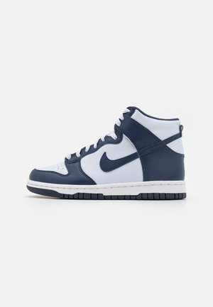 DUNK UNISEX - Visoki športni copati - white/light blue