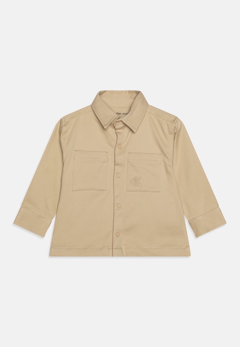 Calvin Klein Jeans NEWBORN UNISEX - Košile - pale khaki