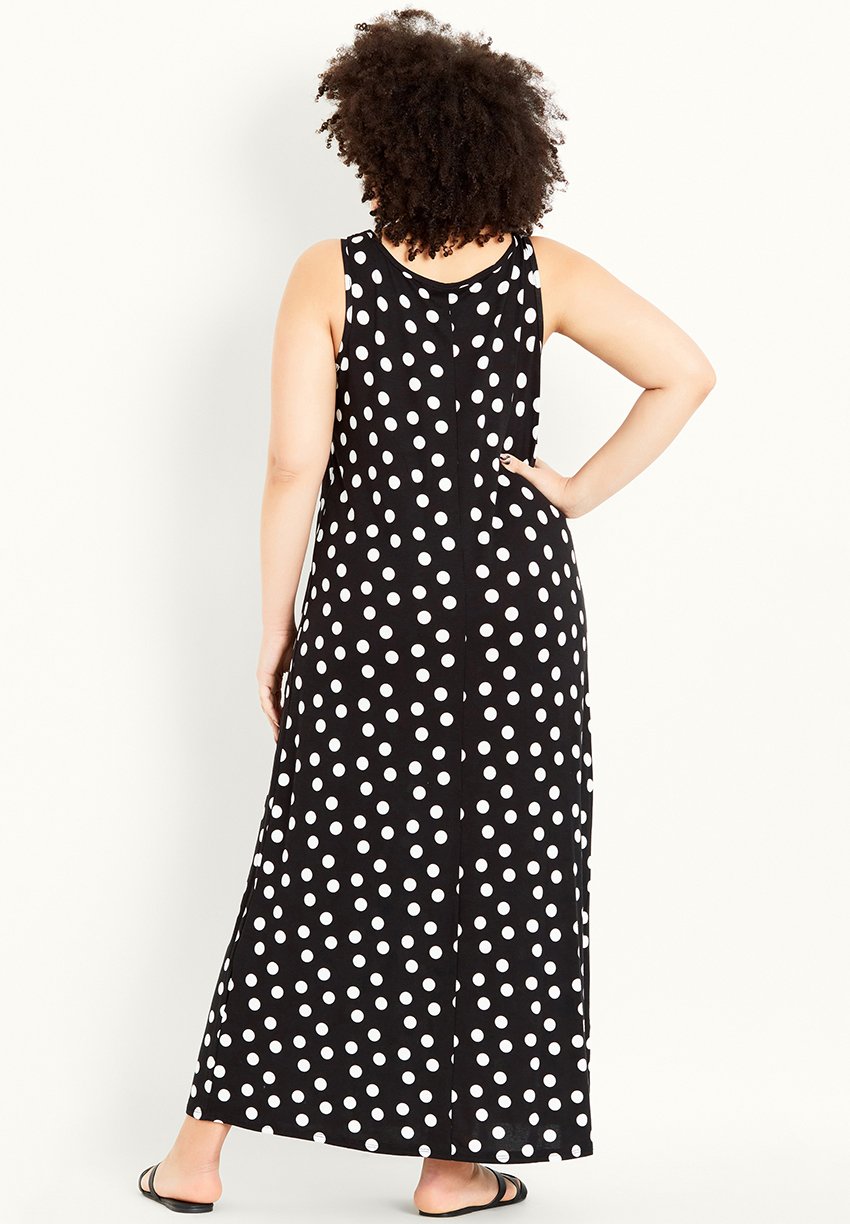 Evans EVANS SPOT - Maxi-jurk - black/zwart - Zalando.nl
