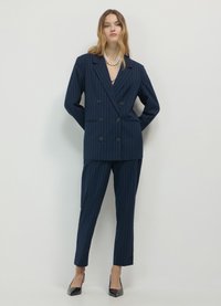 Calliope DOPPIOPETTO GESSATA - Blazer - var blu notte