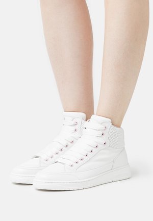 Candice Cooper VELA MID - Visoke tenisice - white/rose