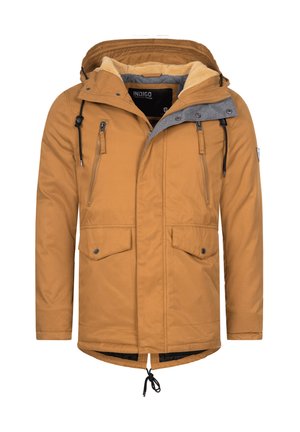 INDICODE JEANS Parka - mottled brown