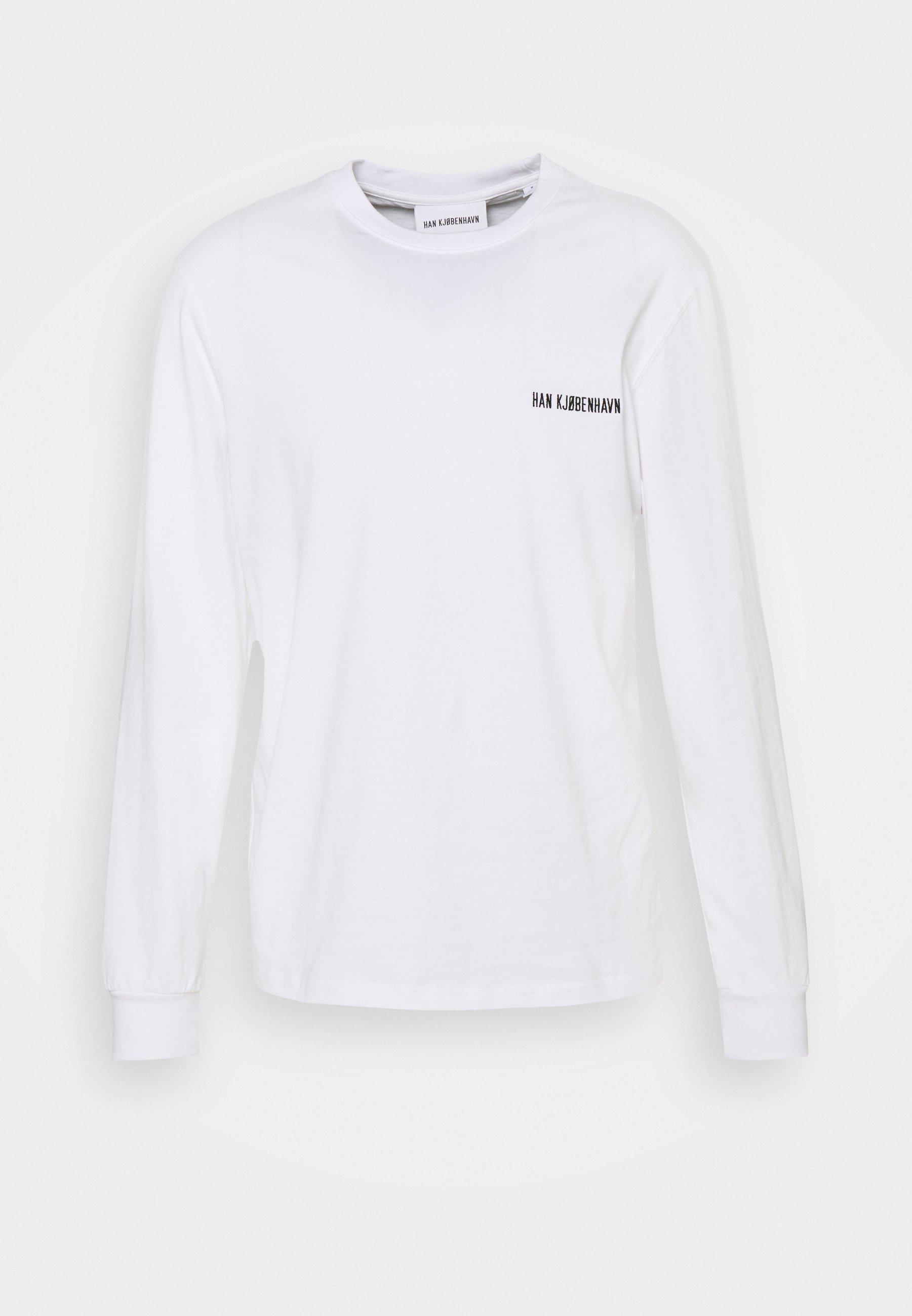 Uomo CASUAL TEE LONG SLEEVE - Maglietta a manica lunga - white Uomo CASUAL TEE LONG SLEEVE - Maglietta a manica lunga - white