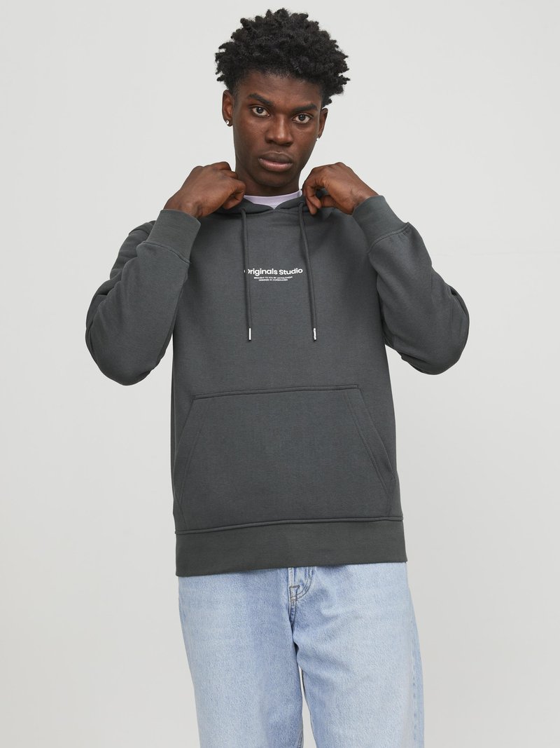Jack & Jones JORVESTERBRO  - Felpa - asphalt