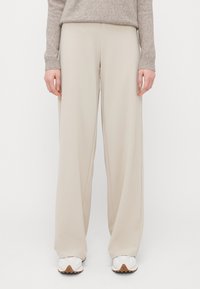 Vero Moda Tall VMBERLIN ZAMIRA WIDE  - Hlače - pumice stone