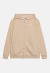 SPORTSWEAR CLUB FLEECE - Sweat zippé - sanddrift/white