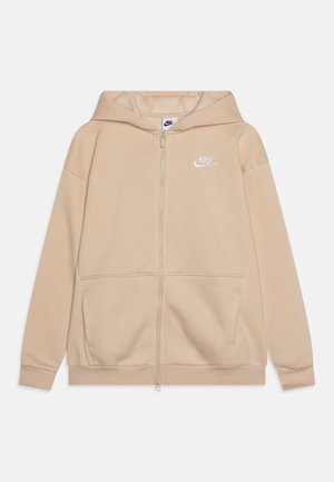 Nike Sportswear, G NSW CLUB FZ - Sudadera con cremallera - sanddrift/white