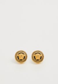 EARRINGS UNISEX - Pendientes - gold-coloured/black