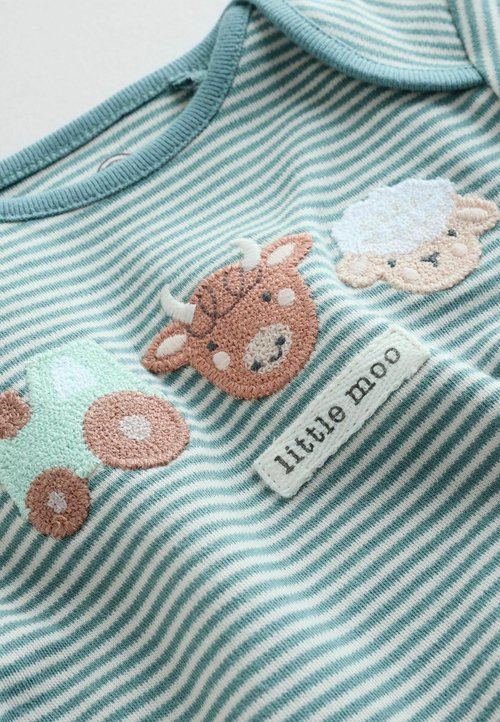 NEXT Babyjongen Set van 5 babyrompers met korte mouwen Blauw 80-86