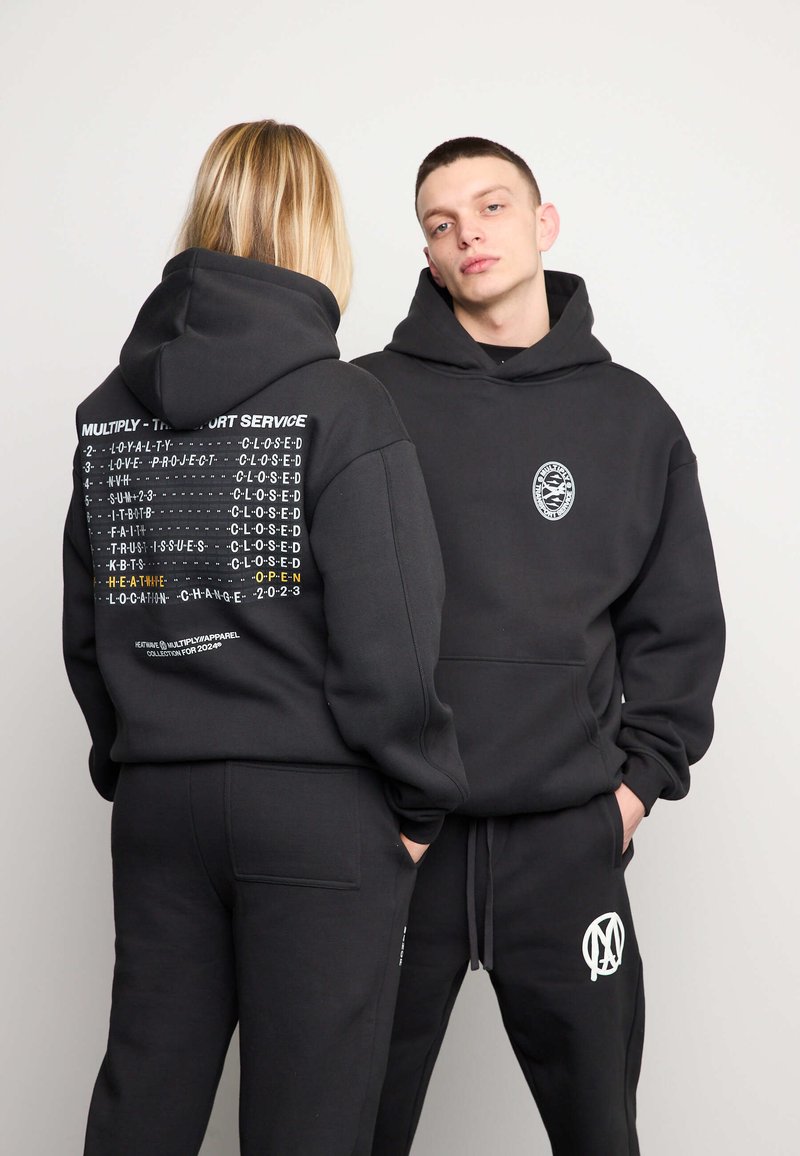 Multiply Apparel BOARDING - Hoodie - black soda washed