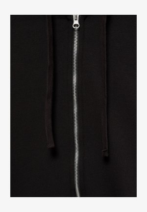 PULL&BEAR, ZIP-UP - HOODIE - Zip-up sweatshirt - black