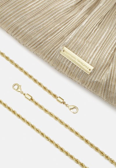 Loeffler Randall PLEATED FRAME WITH BOW - Pochette - platinum