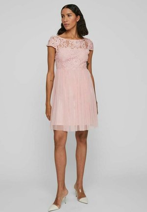 VIULRICANA S/S V-NECK SHORT - Vestito elegante - silver pink