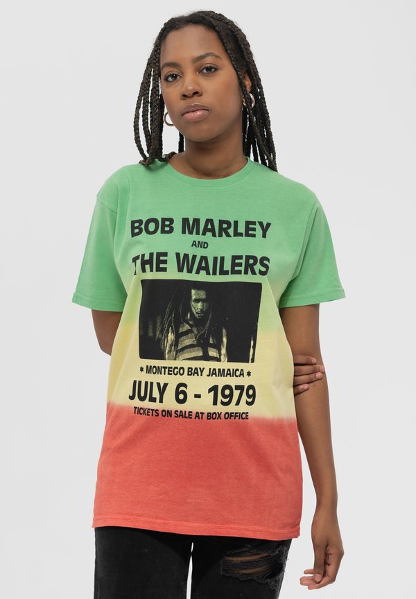 BOB MARLEY MONTEGO BAY DIP DYE - Print T-shirt