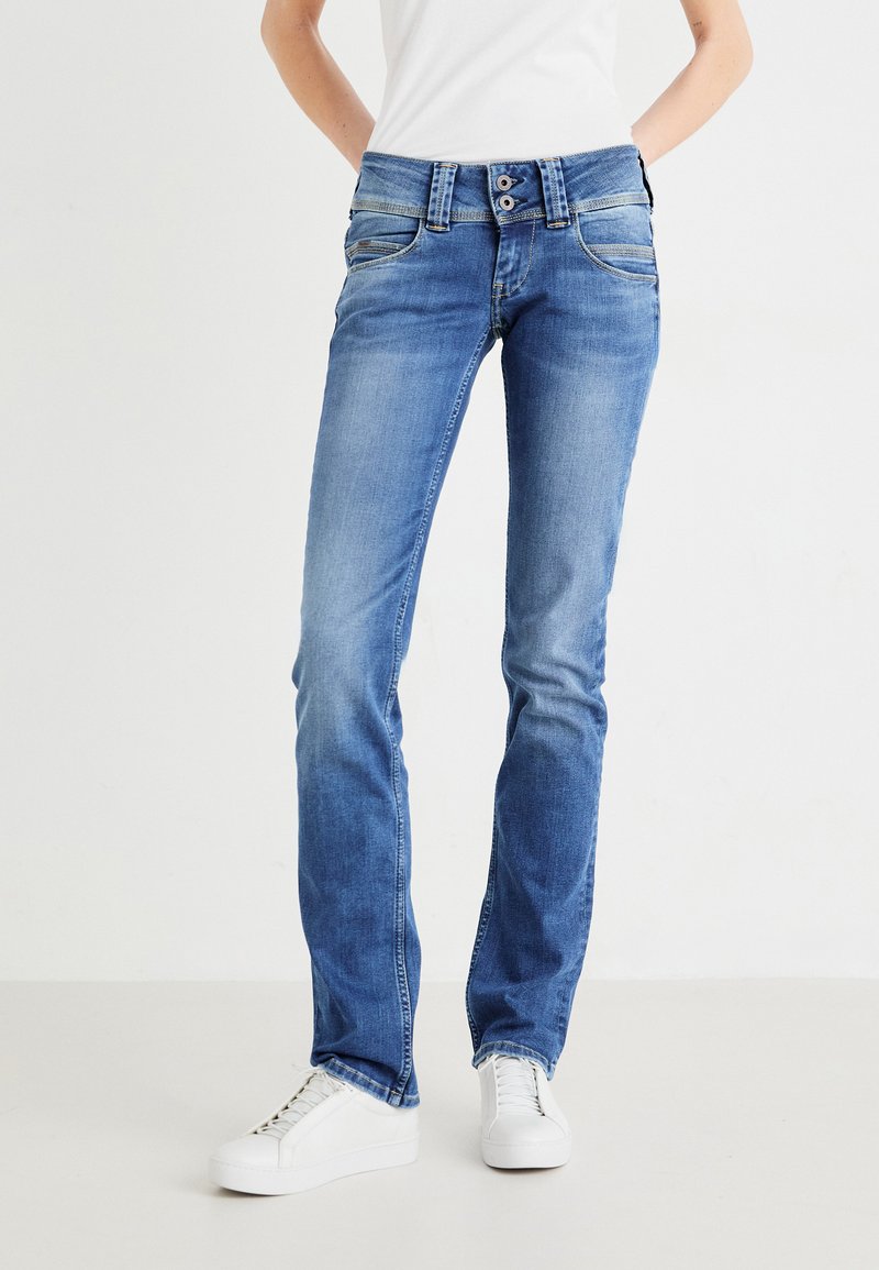 Pepe Jeans VENUS - Jeans straight leg - 000/blå denim - Zalando.no