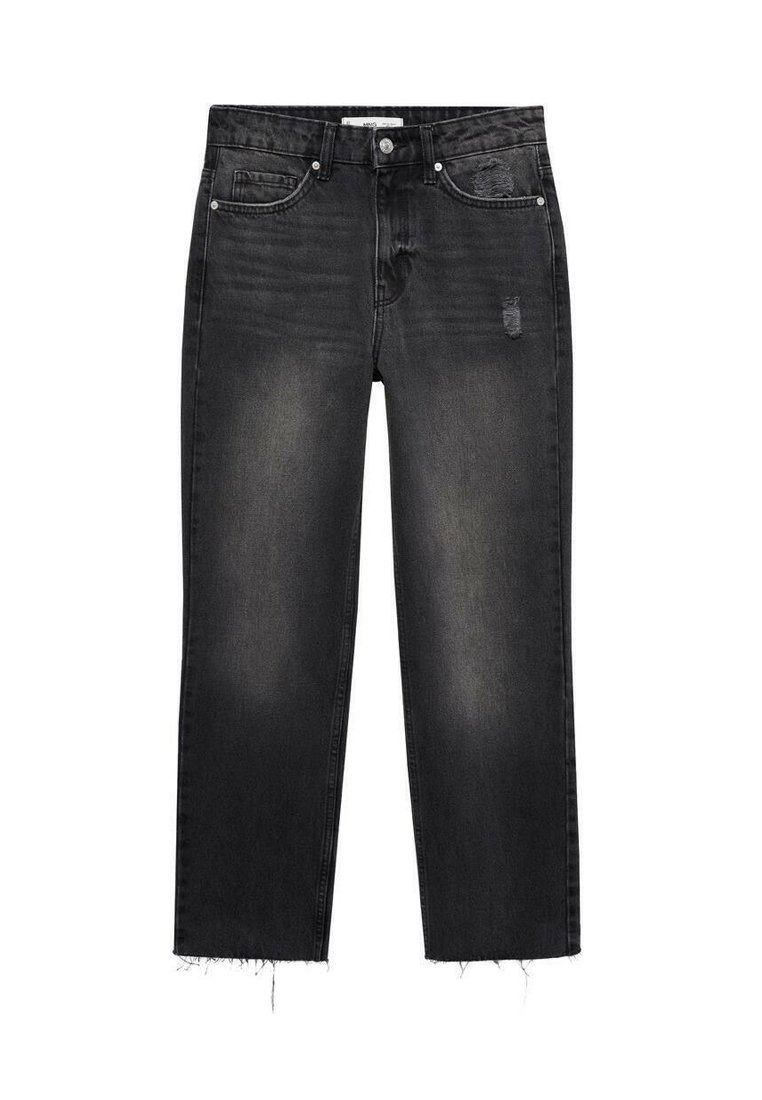 Mango Straight leg jeans zwart denim/blackdenim