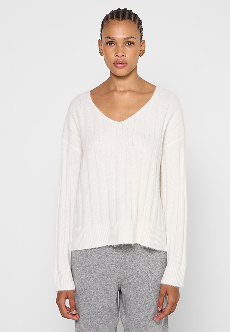 Samsøe Samsøe Trui crème