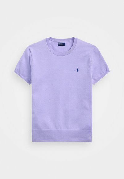 Polo Ralph Lauren PIMA COTTON SHORT SLEEVE PULLOVER - Navadna majica - lavender