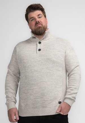 Strickpullover - antique white melee