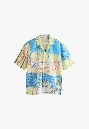 Next, REGULAR FIT - PRINT SHORT SLEEVE SHIRT . - Ing - blue alec cumming