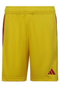 adidas Performance TIRO 23 - Kurze Sporthose - team yellow   team collegiate red