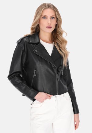 Veste en cuir - black