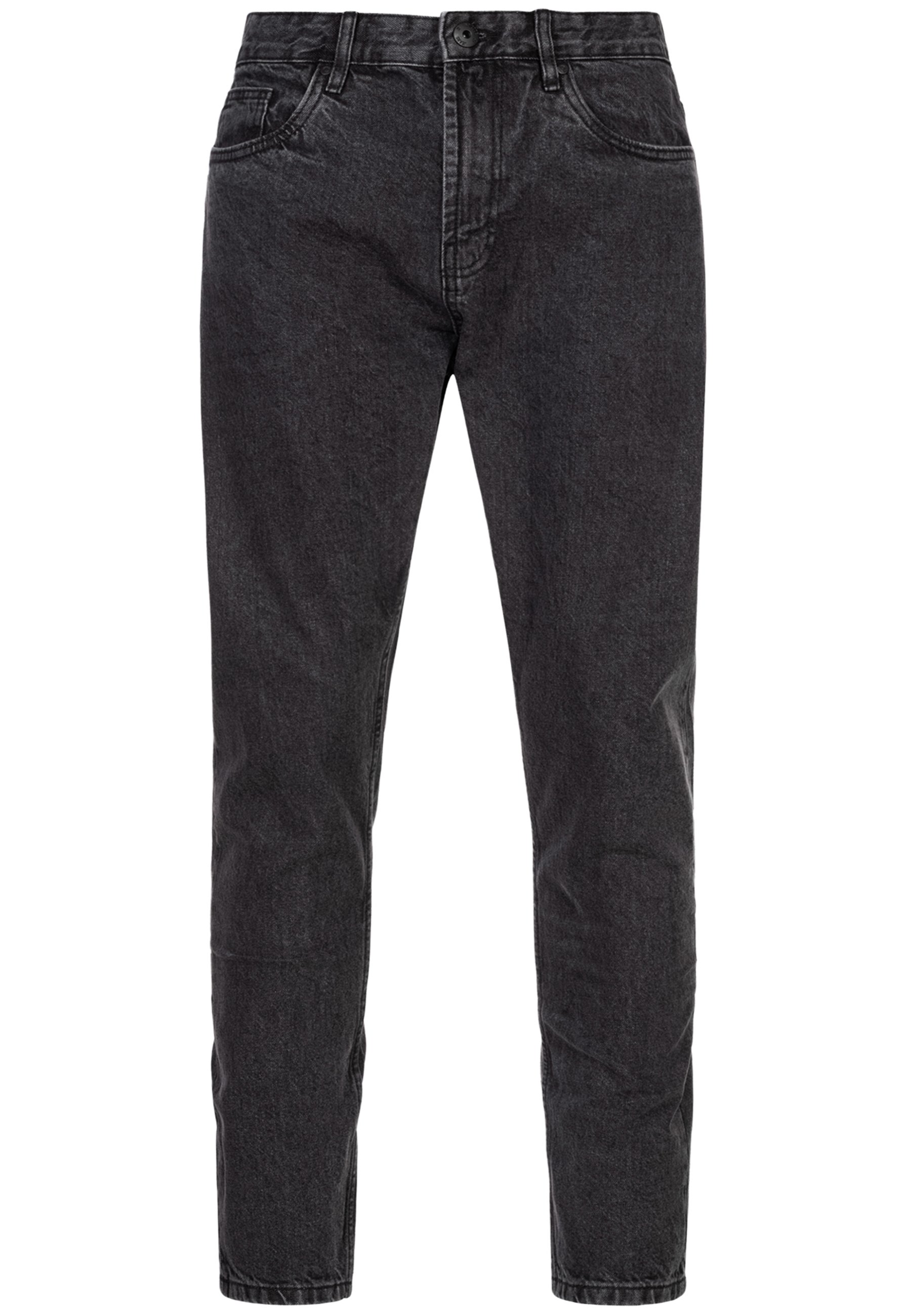 Black straight leg jeans