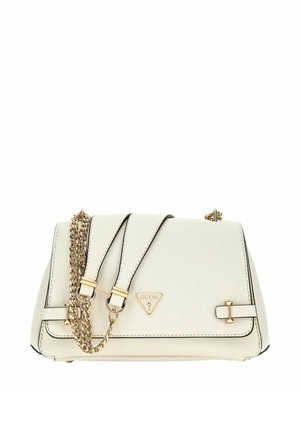 Guess, BORSA DONNA ROSALBA CONVERTIBLE XBODY FLAP OFF WHITE - Bandolera - bianco sporco