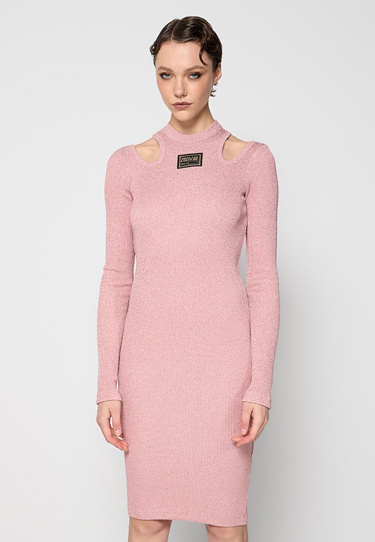 Versace Jeans Couture Gebreide jurk roze