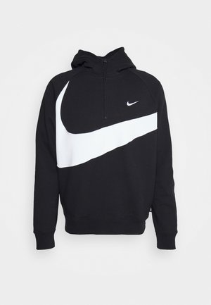 HOODIE - Sweatshirt - black/white