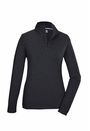 KSW 97-MIDLAYER - Long sleeved top - mottled black