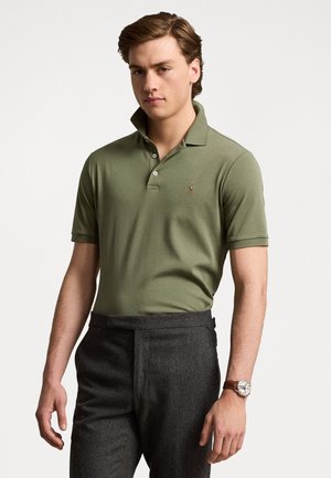 CUSTOM SLIM FIT SOFT COTTON POLO SHIRT - Poloskjorter - garden trail