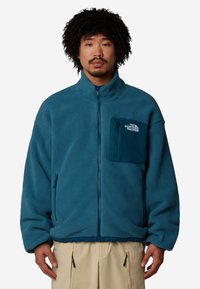 The North Face M YUMIORI REVERSIBLE JACKET - Giacca in pile - midnight petrol mallard